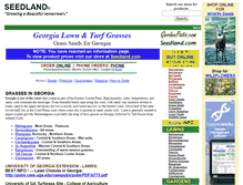 Tablet Screenshot of georgialawns.com